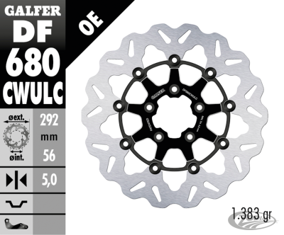 Galfer Wave FR Floating 11.5" CC Black