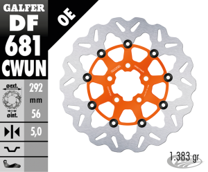 Galfer Wave RR Floating 11.5" Orange (DE)