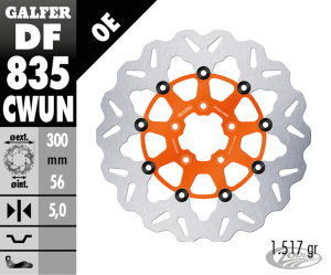 Galfer Wave FR Floating 11.8" Orange (DE)