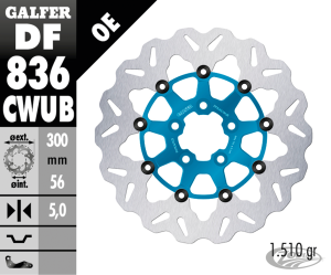 Galfer Wave RR Floating 11.8" Blue