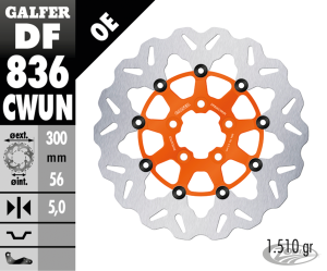 Galfer Wave RR Floating 11.8" Orange (DE)