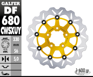 Galfer Wave FR Floating 13" Gold (DE)