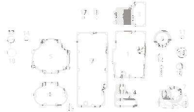 5pck oil seal #12074 (DE)
