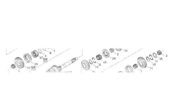 C1 gear #35600104, 35805-06A (DE)