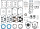 10pck Gasket EFI - backplate BT95-98 (DE)