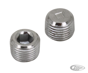 Chrome fork drain plugs FL49-e77 (DE)