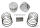 3.625" BB piston kit 4.25"Stroke BT84-99 (DE)