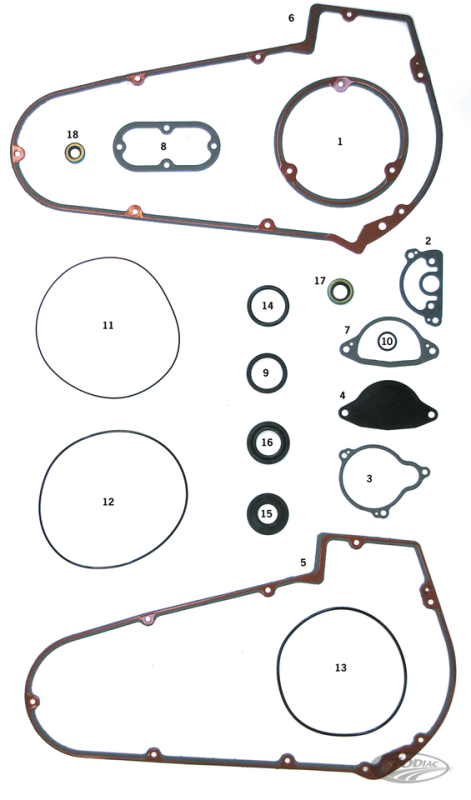 5PCK SHIFTER SHAFT SEAL FX74-85 (DE)
