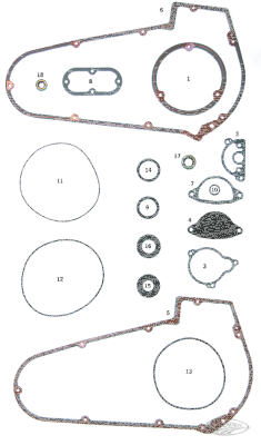 5PCK SHIFTER SHAFT SEAL FX74-85 (DE)