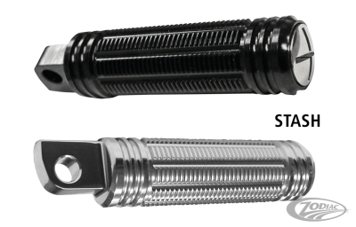 Burly Stash pegs clear anodised (DE)