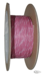 18-Gauge PINK/WHITE STRIPE 100 Spool Pr