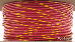 18-Gauge RED/YELLOW STRIPE 100 Spool Pr (DE)