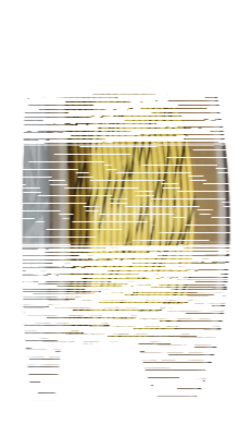 18-Gauge YELLOW/BLACK STRIPE 100 Spool (DE)