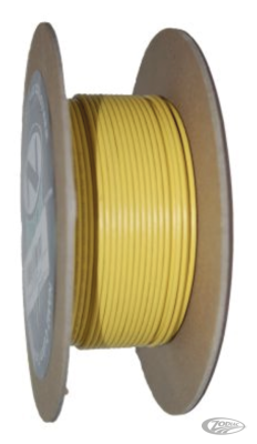 18-Gauge YELLOW 100 Spool Primary Wire (DE)