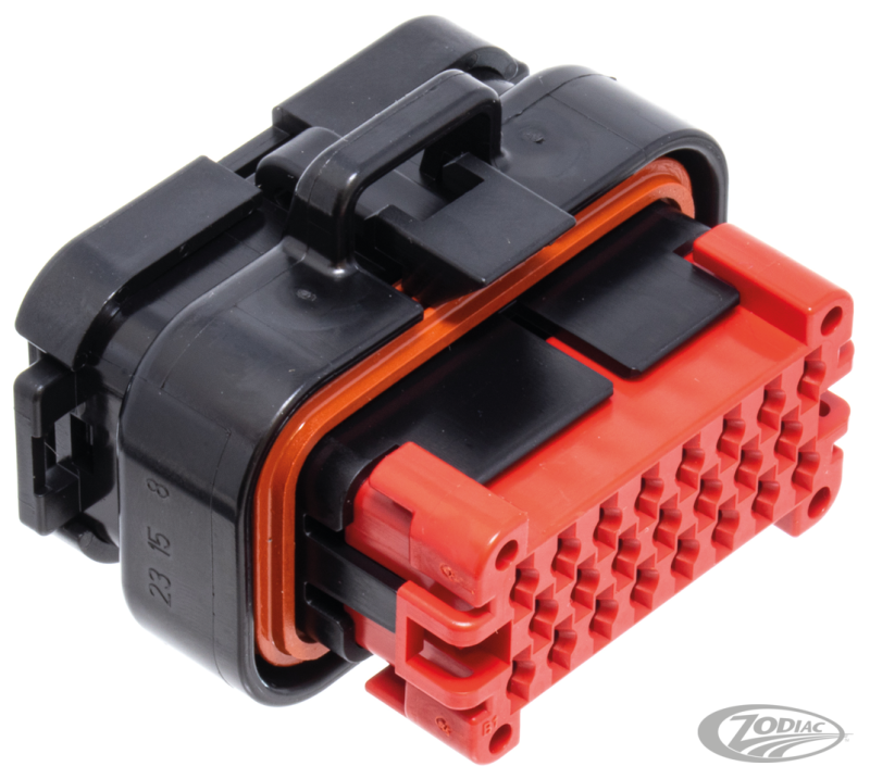 23-pos AMP radio harness plug housing (DE)