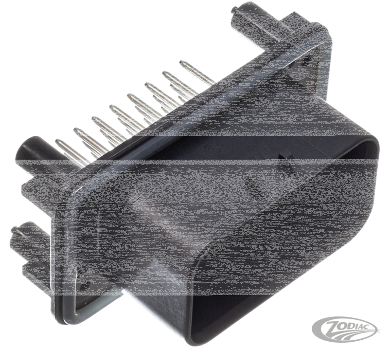 23-pos AMP radio harness socket housing (DE)