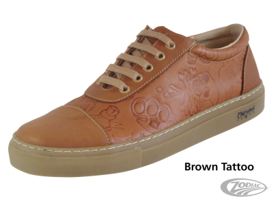 Old School Shoes Brown tattoo size 45 (DE)