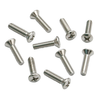 10pck S&S A/C Cover Screw, PH 1/4-20x1" (DE)