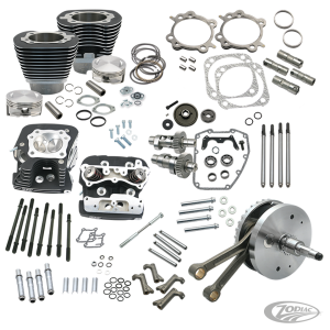 S&S 124HSU kit TC88B01-06 w/heads black