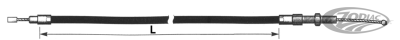 Chromite clutch cable 52" XG15 (DE)