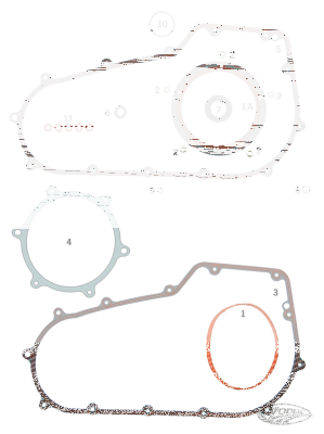 James OEM style derby cvr seal TC06-17 (DE)