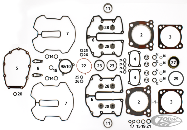 4PCK M8 SPROCKET SHAFT SEAL (DE)