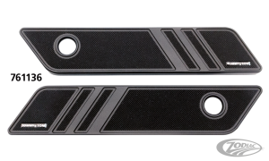 Latch covers black anodised FLH/T14-up (DE)