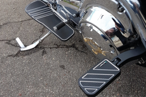 Stripes DR FLoorboards Black Anodized (DE)