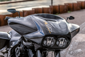 HD Pro fairing with mounting brackets FL (DE)