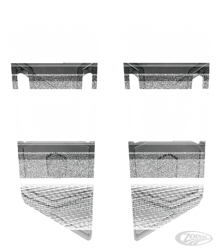 Hexa v2 DR Floorboards Black Anodized (DE)