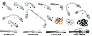 Carbon brake line 75" TUV (DE)