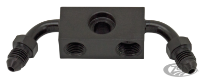 Front ABS Manifold Black Single FXD12-17 (DE)