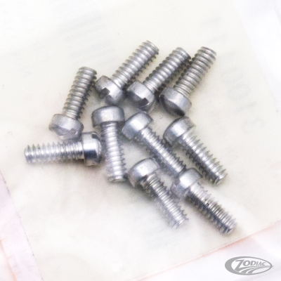 10pck Fillisterhead screw 6-32x3/8 WhP