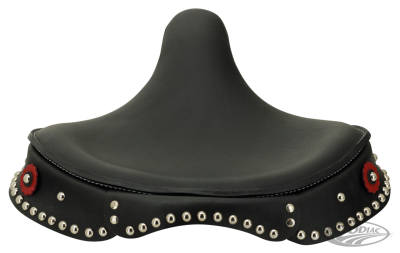 Solo saddle deluxe early style black (DE)