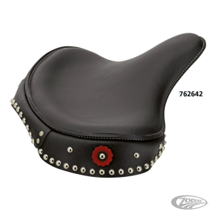Solo saddle deluxe early style black (DE)