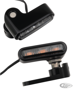 Front turn signals black XL/FXD/F*ST (DE)
