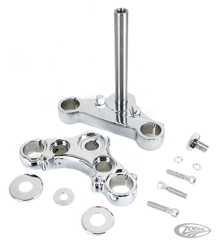 Triple tree set 39mm FXD91-05 chrome (DE)
