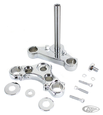 Triple tree set 39mm FXD91-05 chrome (DE)