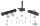 Triple tree set 41mm FL77-84 adjustable (DE)