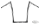 Burly Louie Apehanger 16" Chrome (DE)