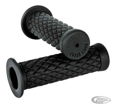 Burly Rubber Diamond Grips 22mm Black (DE)