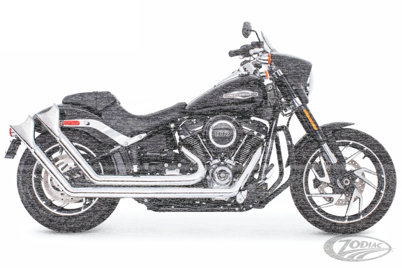 E4 UPSWEEP SHARKTAIL ST18-20 Chrome (DE)
