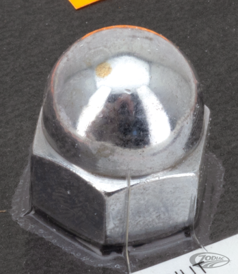 CHROME ACORN NUT 9/16-18 UNF, EACH