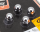 CHROME ACORN NUTS M8x1.25, 4pck (DE)