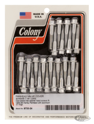 Colony chrome valve cover screws BT54-65 (DE)