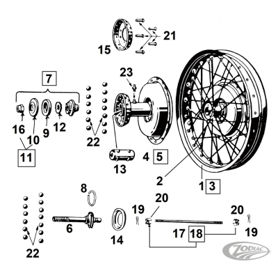 Ring,felt/grease seal, front wheel cone (DE)