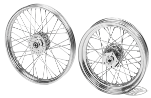 3.00x16 RR wheel 1"axle 05-07 inox spoke (DE)