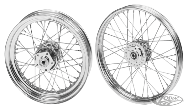 3.00x16 FR wheel FLH/T05-07 INOX spks (DE)