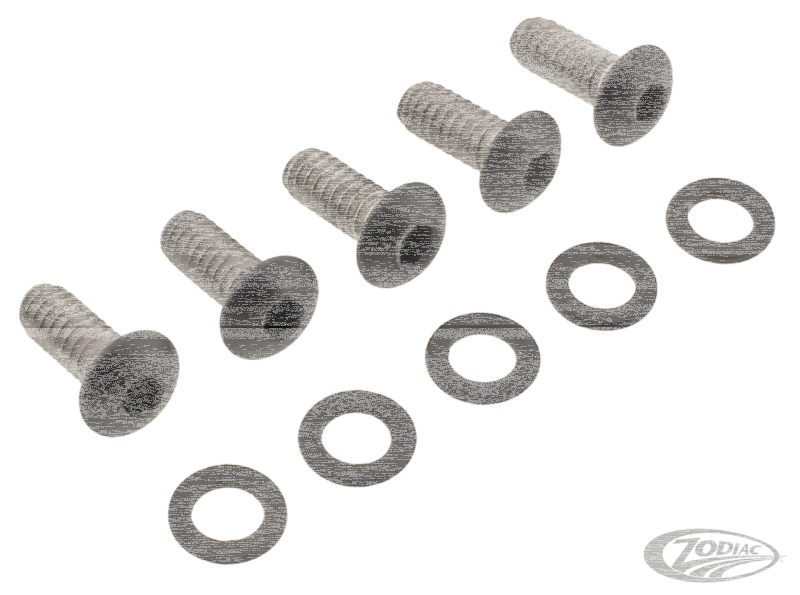 Derby Cover Bolts Matt Blk ST19-Up (DE)