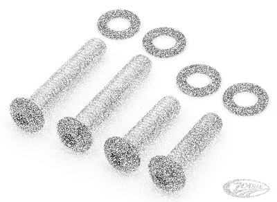 Fender Struts Bolts Matt Blk XL04-22 (DE)